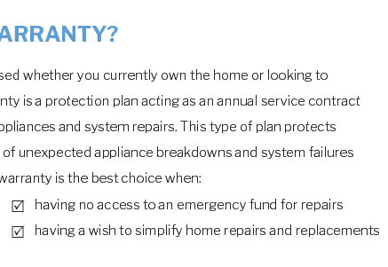 home warranty quincy